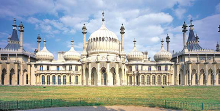 Brighton Pavillion Brighton Sussex Vegetarian restaurants, raw food and vegan places in the Isle of Wight, Broadstairs, Canterbury, Lingfield, Alfriston, Brighton, Eastbourne and Rye