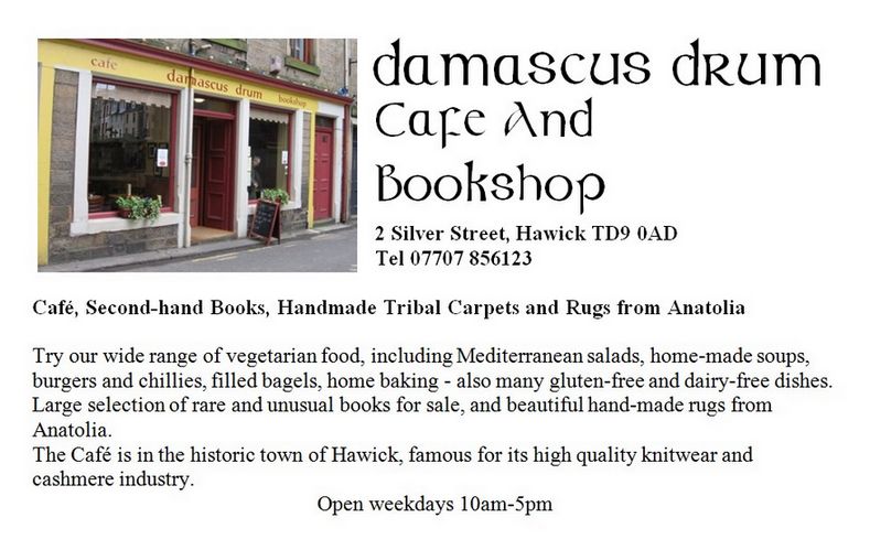 Damascus Drum Cafe Hawick Borders Scotland Vegetarian